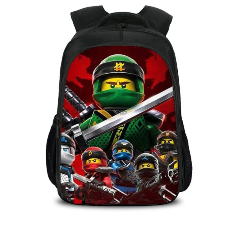 

New 3D Lego Bookbag for Teens Back to School Bag Hot Movie Lego Ninjago Printing Mochila Student Travel Backpacks Bagpack