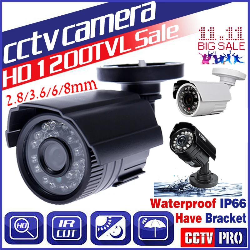 Read HD 1 4cmos 1200TVL Indoor Mini Home Dome Camera 24leds IR Cut Security Surveillance Infrared