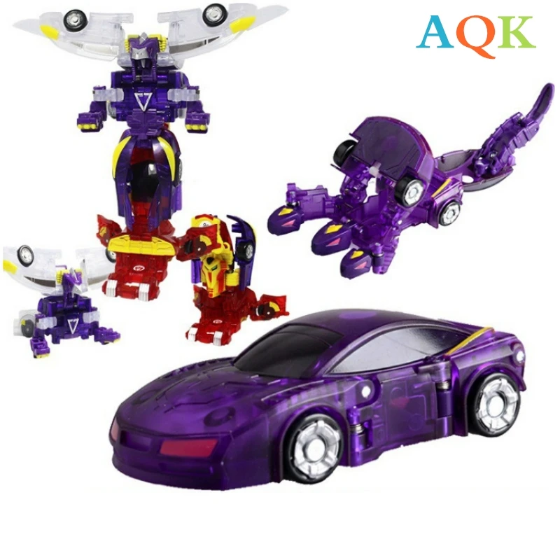 

Mobile Humanoid Robot Garage Kit Transformation Magic Card Cars Toys Action Figures Deformation Model Figurine Battle Game