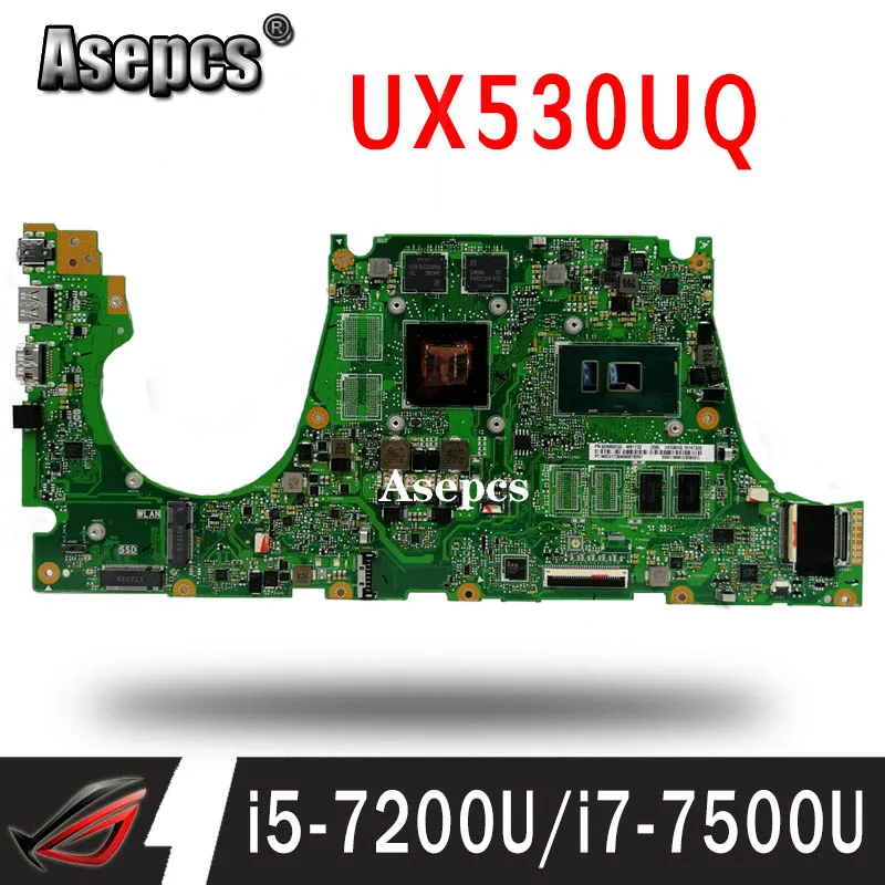laptop Motherboard For ASUS UX530U UX530UQ UX530UA UX530UR UX530UX  Mainboard  8G 16G i5-7200U/I7-7500U (V2G) exchange!!! laptop Motherboard For ASUS UX530U UX530UQ UX530UA UX530UR UX530UX  Mainboard  8G 16G i5-7200U/I7-7500U (V2G) exchange!!!