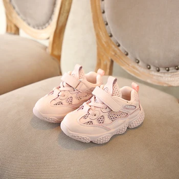 

Girls Shoes Summer Kids Sports Shoes Fashion Breathable Children Sneakers Parent-child Mesh Soft Bottom Teenager Casual