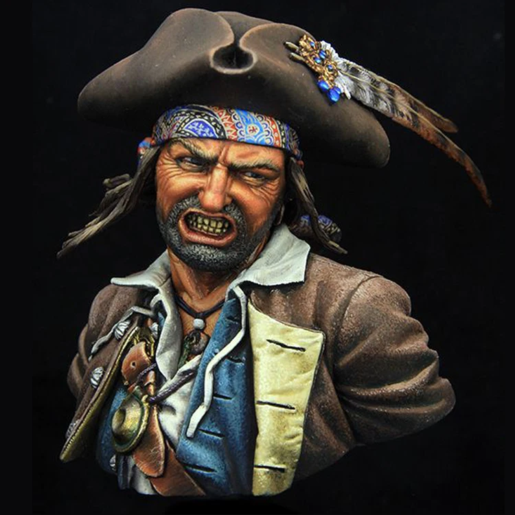 Buy 1/9 bust model bust resin Movie role Pirates high