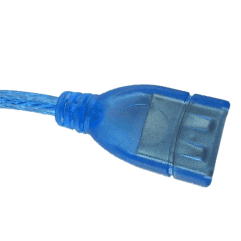Mayitr 1 шт. короткий синий USB 2,0 мужчин и женщин быстрая скорость удлинитель Кабель-адаптер Шнур 30 см