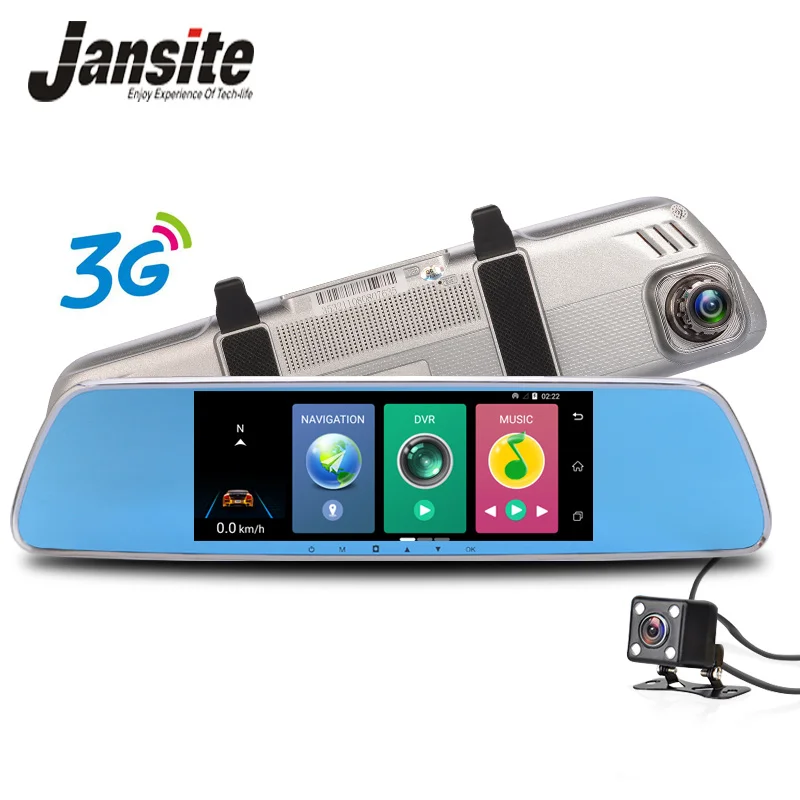 Jansite GPS navigation Car Dvr 3G Wifi car font b camera b font 7 Touch screen