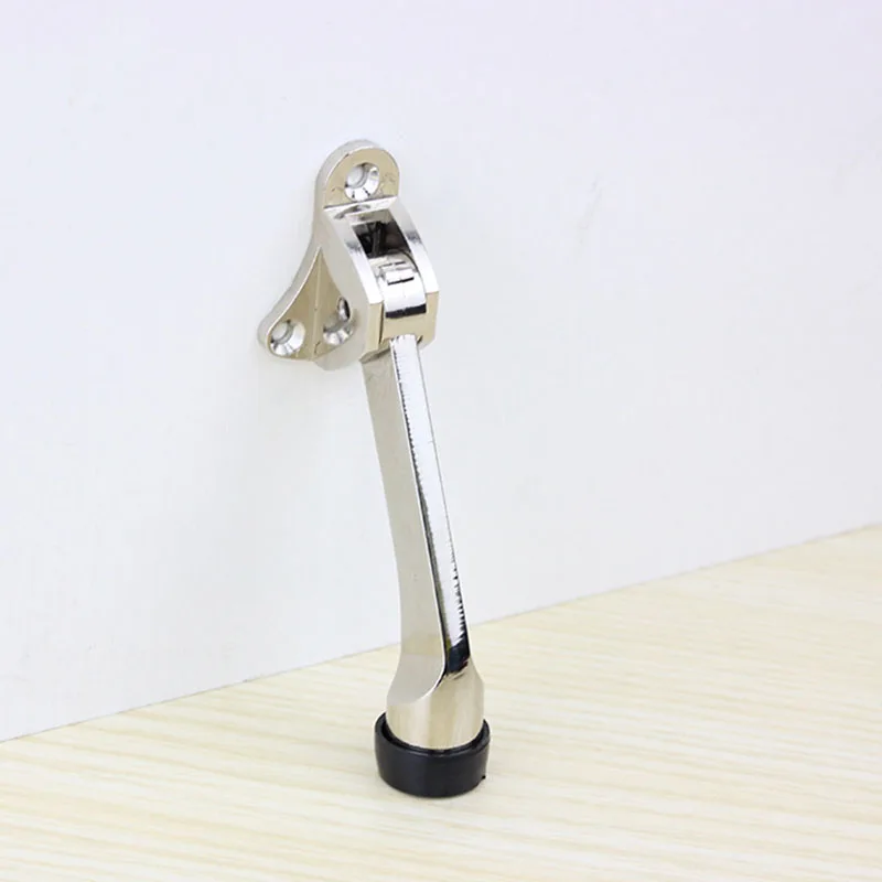 Kickdown Door Stop Drop Down Door Stopper Stops Holder With Rubber Tip
