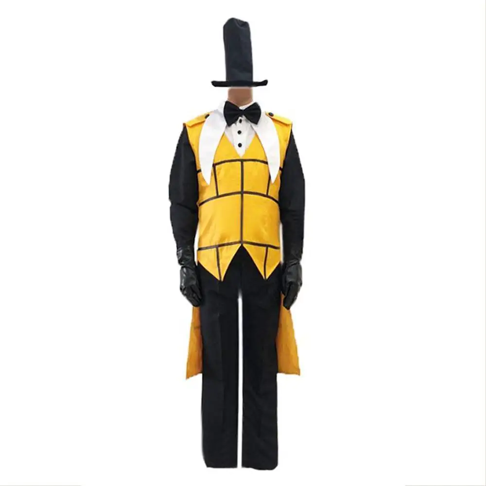 

Gravity Falls Cosplay Bill Cipher Costume Bill and Will Outfit Adult Halloween Carnival Costumes Custom