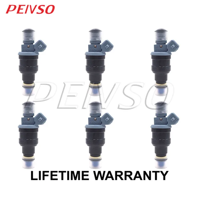 

PEIVSO 6pcs 0280150947 F1TE-D5A Fuel Injector For PORSCHE 928 FORD AEROSTAR BRONCO E-150 F-150 RANGER 2.9L 3.0L 4.9L 5.0L V6