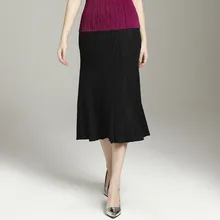 Ручная складывающаяся Классическая ветрозащитная юбка средней длины для новой женской одежды Весенняя летняя плиссированная юбка