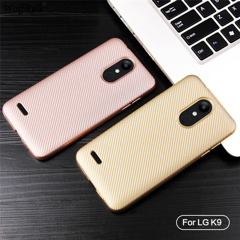 

For Cover LG K9 Case WolfRule Soft Silicone TPU Bumper Pouch Protective Back Phone Case For LG K9 Cover K 9 Funda 5''