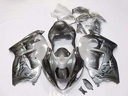 

Silver Grey Complete Injection Fairing Kit for 1999-2007 Suzuki GSXR 1300 Hayabusa 1998 1999 2000 2001 2002 2003 2004 2005 2006