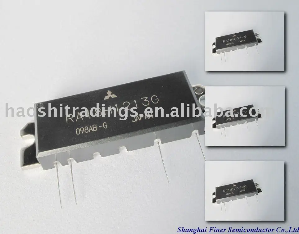MITSUBISHI rf mosfet amplifier power module, RoHS compliant,18W, 1240 1300MHz RA18H1213G