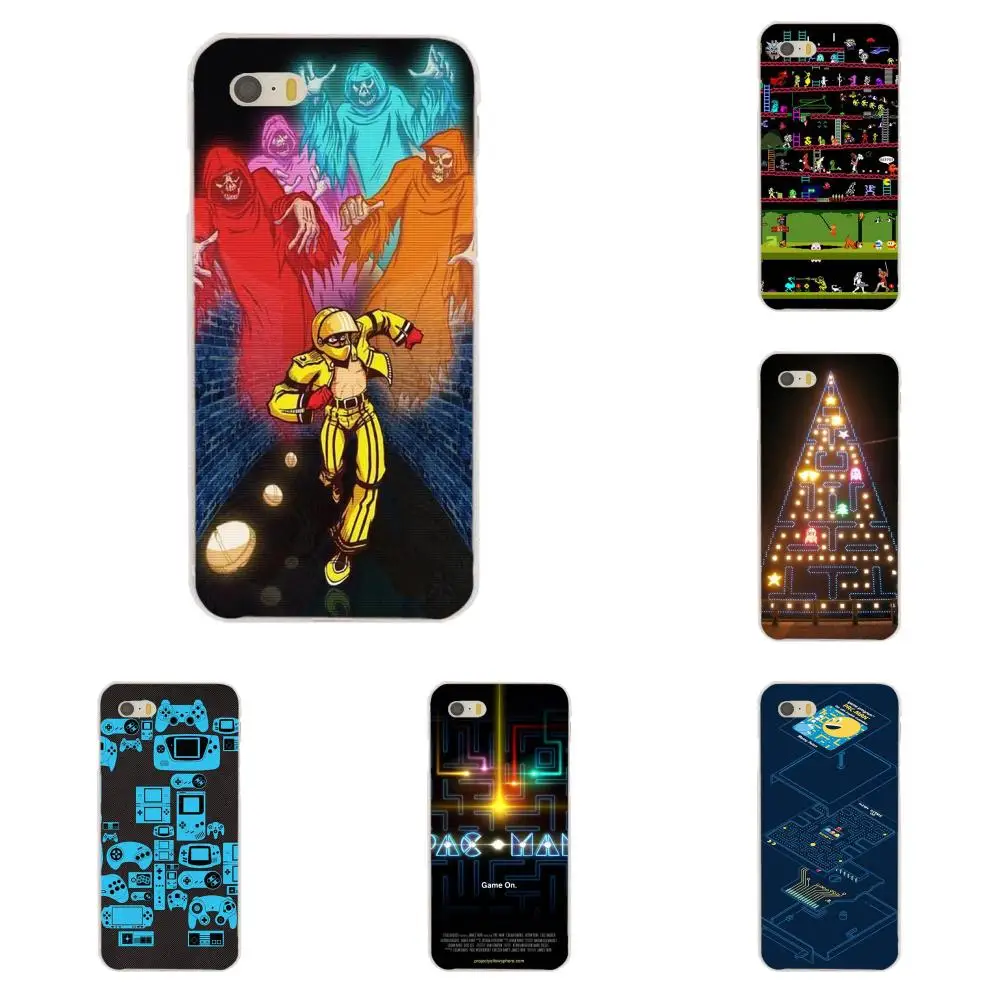 Для Sony Xperia Z Z1 Z2 Z3 Z4 Z5 compact Mini M2 M4 M5 T3 E3 E5 XA XA1 XZ Premium Мягкая Печать Pacman Gamer Nerd | Мобильные