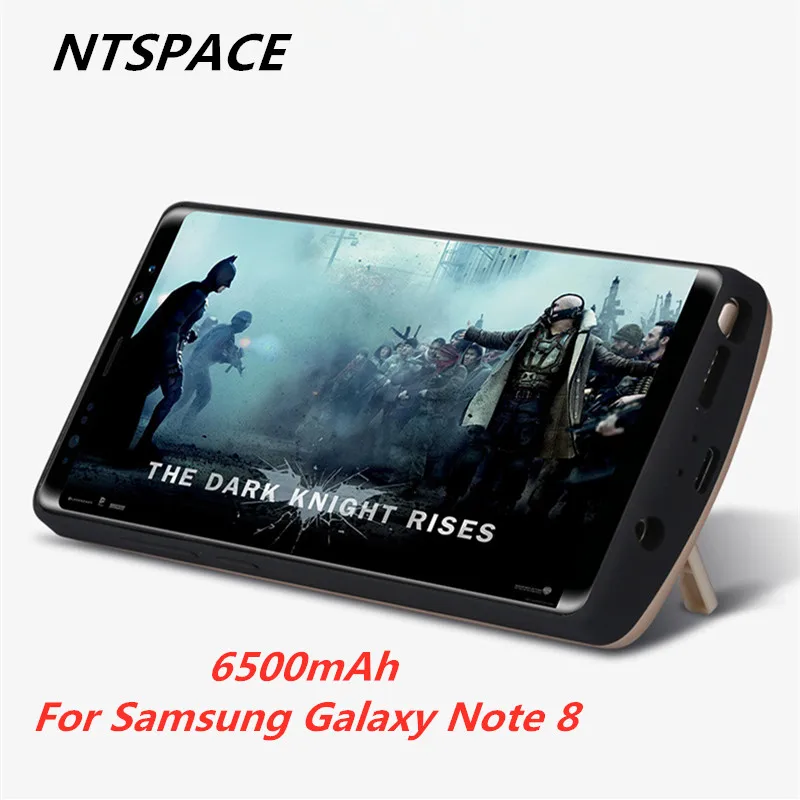 

Portable Power Bank 6500mAh Extended Phone Battery Power Case For Samsung Galaxy Note 8 Powerbank Backup Battery Charger Case