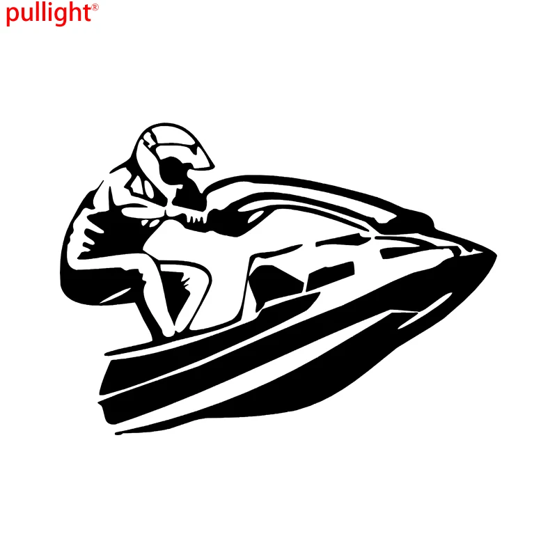 Водный лыж морская волна дорожка лодка автомобильная Наклейка на окно|vinyl decals