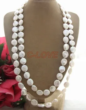 

46" 13MM Coin Pearl Necklace