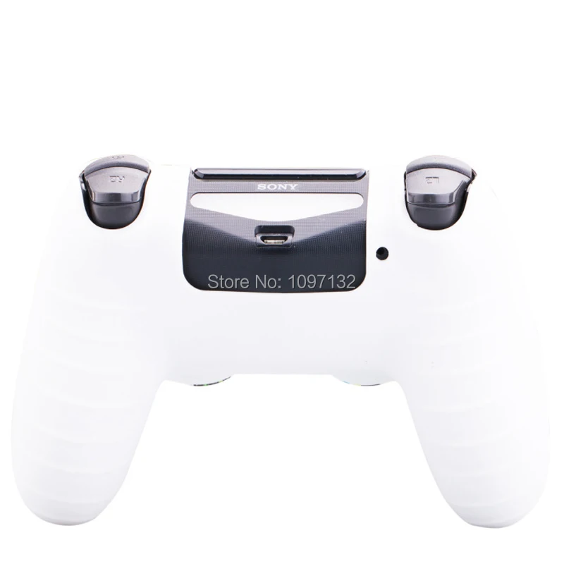 Non-slip Surface Design Rubber Durable Silicon Skin Cover Case Gamepad Protection Skin For Playstation 4 For PS4 Pro SlimFor Dualshock 4 (1)
