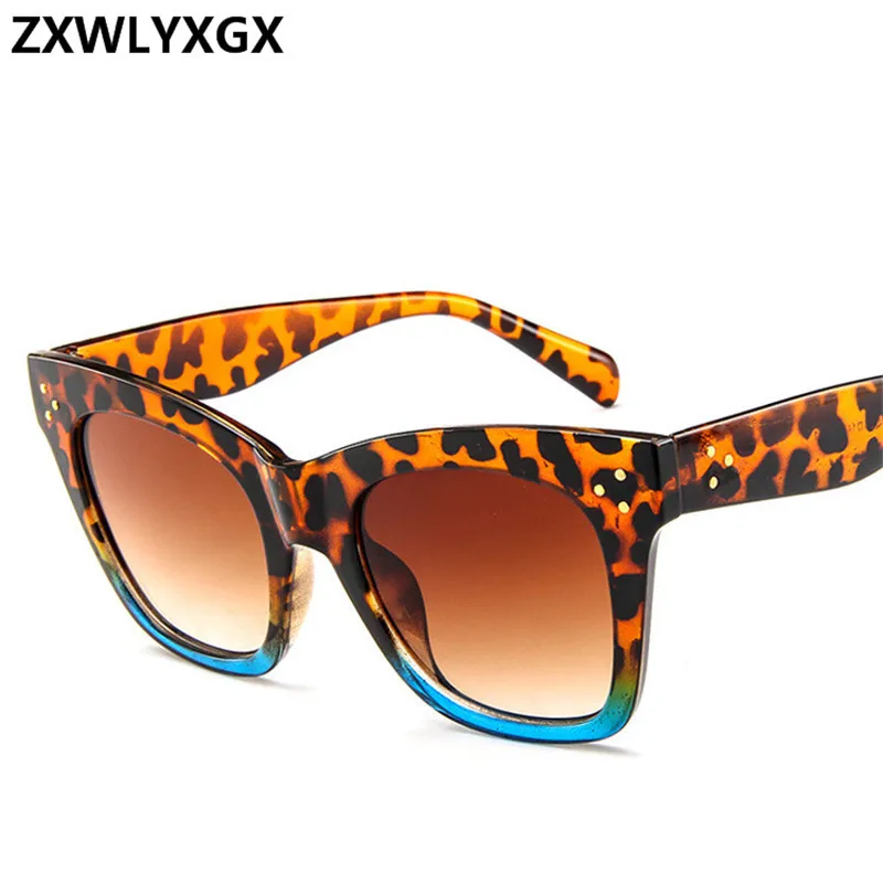 Новинка, солнцезащитные очки для женщин, брендовая дизайнерская оправа, градиентные линзы, классические заклепки, оттенки, женские, мужские, модные очки Oculos De Sol UV400