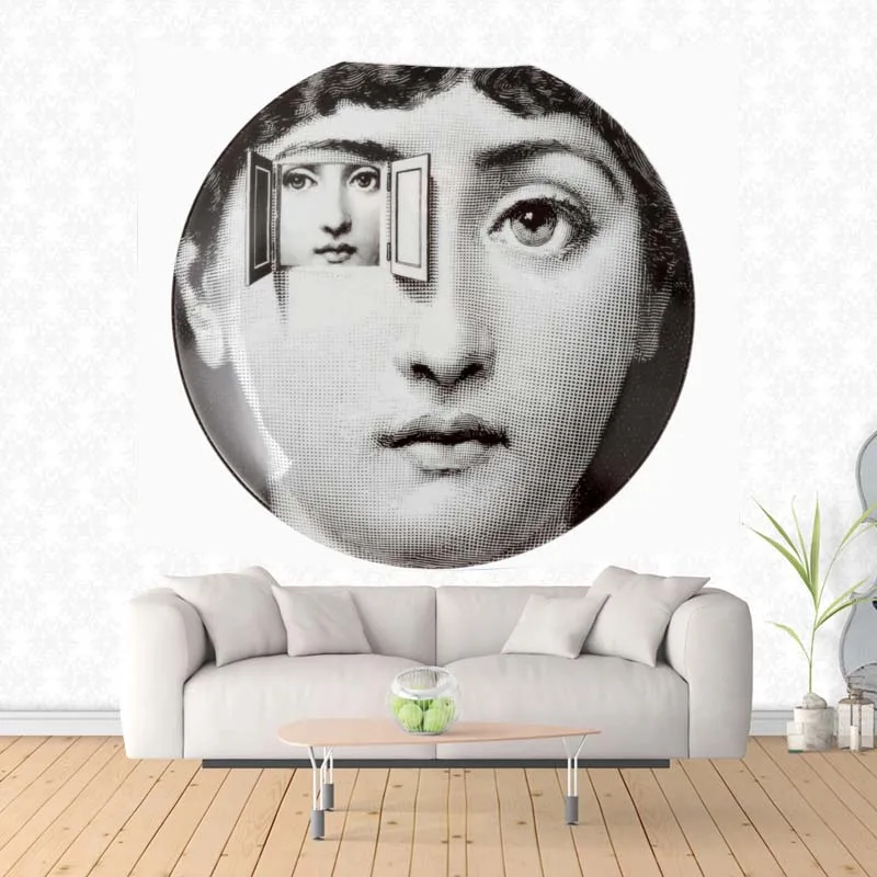 Rosenthal Piero fornasetti рабочий настенный гобелен домашний декор полотенце пляжное Пикник пледы Ковер На Заказ одеяло Прямая