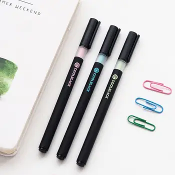 

Cool Black Gel Pen Signature Pen Escolar Papelaria School Office Supply Promotional Gift