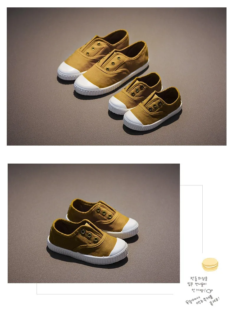 QGXSSHI Insole14.5-22 весенне-Осенняя детская обувь Детские кроссовки для маленьких мальчиков и девочек, парусиновая обувь, чистая конфетная одежда для родителей