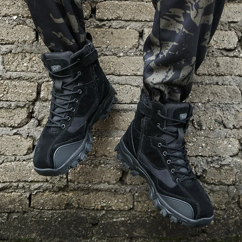 Humtto зимние мужские ботинки водонепроницаемые походные ботинки армейские боевые ботинки мужские высококачественные военные тактические сапоги дезерты ботильоны