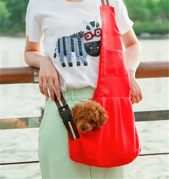 

Pet Carrier Bag Oxford Dog Cat Puppy Animal Sling Single Shoulder Bag Warm Winter Dog Front Chest Carrier Outdoor Travel