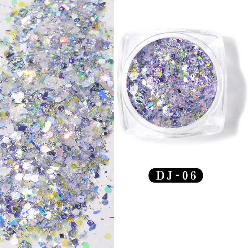 

NEW 12-color Shining Light Onion Powder Ultra-thin Nail Glitter Sequins