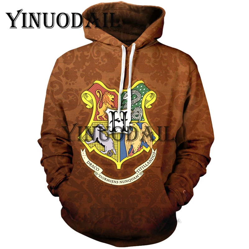 Wizardry 3D Printed Hoodie with Pocket Ravenclaw Gryffindor for Adult Unisex Sweatshirt Costume Hoodies Men Clothes Harri Potter Wizardry 3D Printed Hoodie with Pocket Ravenclaw Gryffindor for Adult Unisex Sweatshirt Costume Hoodies Men Clothes Harri Potter
