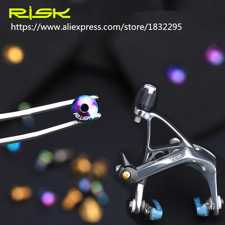 

2pcs/Lot Road Bike Caliper Brake Release Screw Titanium Alloy 3 Colors Bike C Brake Clamp Fixed Screw Fine Adjustment Bolts