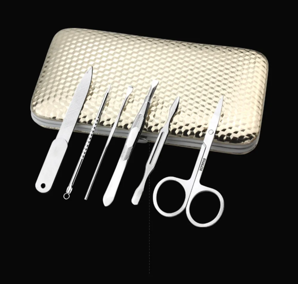 12 шт. профессиональный маникюрный набор машинка для стрижки ногтей для всех выдвижения педикюра Набор ножницы пинцет нож набор