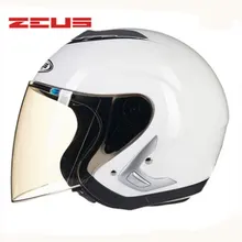 ZEUS Free shipping, New open face 3/4 motorcycle Protective Gear motorcross Easy clasp closure Casco Upscale motorbike 607B