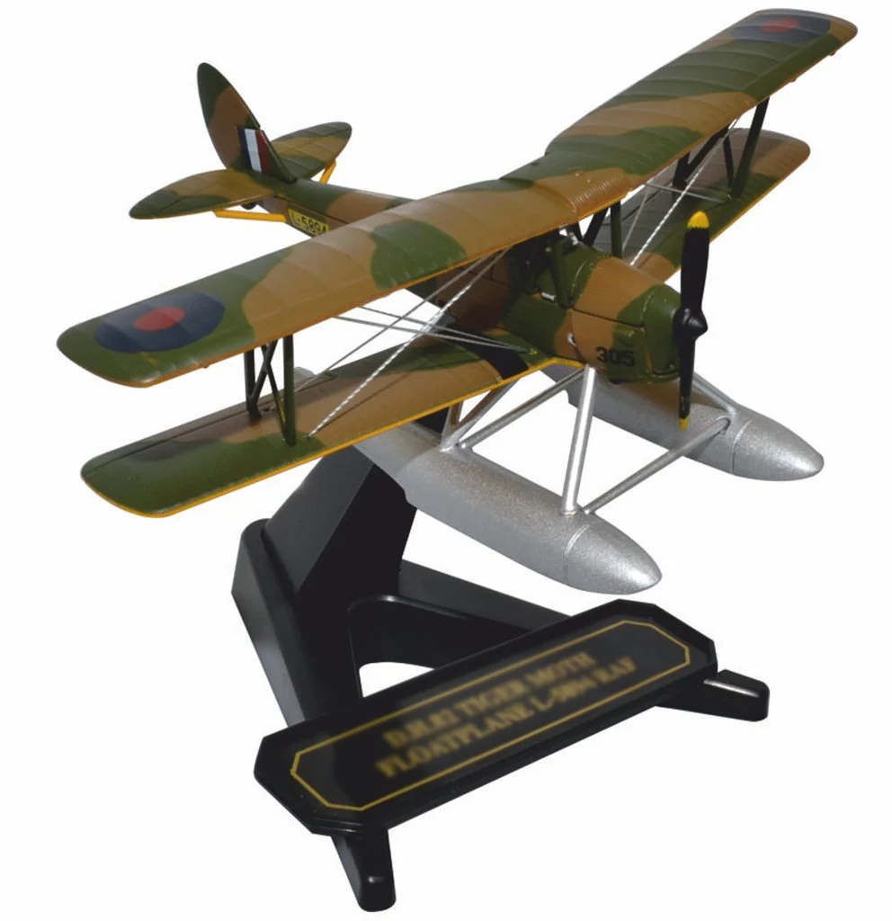 

1:72 OXF Alloy Finished Aircraft Model 72TM010 Royal Air Force Javeland Tiger Moth Aquatic Biplane Collection model