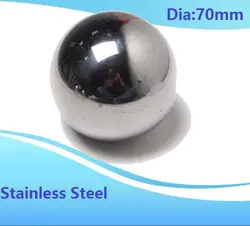 Шт. 1 шт. диаметр 70 мм шарик из нержавеющей стали SUS304 точность диаметр 70 мм для подшипника шариковый стальной шар