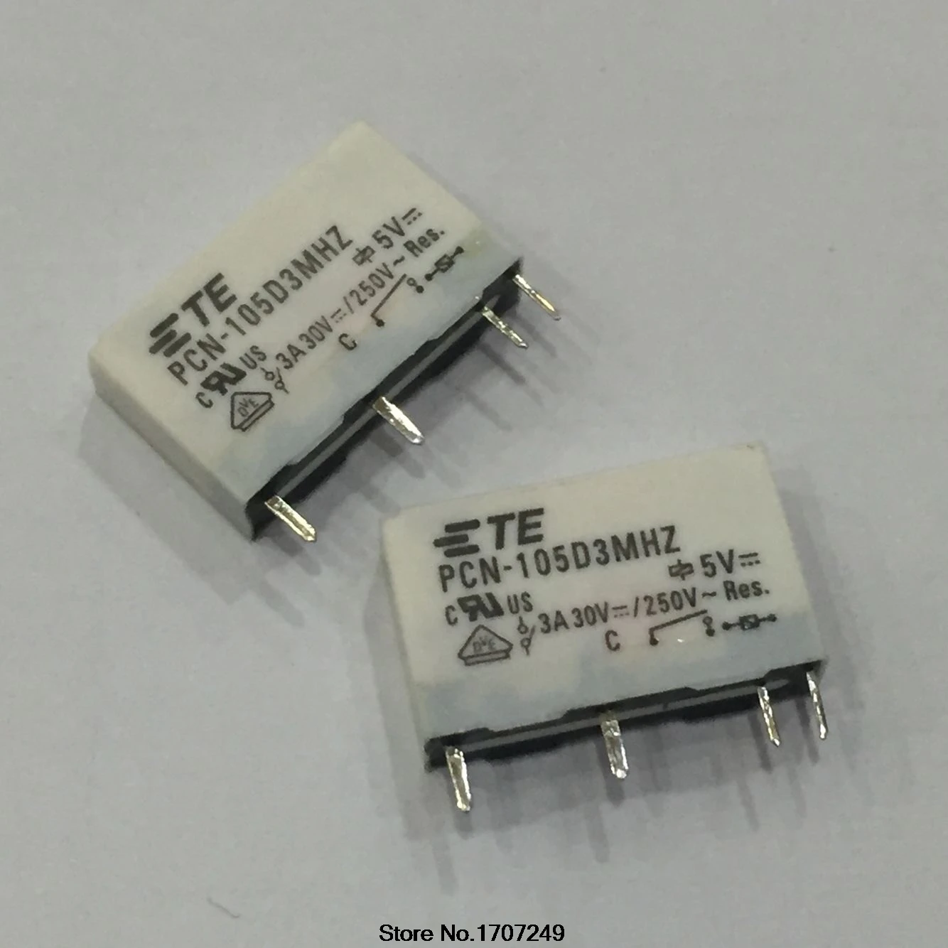 Free Shipping 100 new original TYCO relay 50pcs/lot TE PCN 105D3MHZ 5V