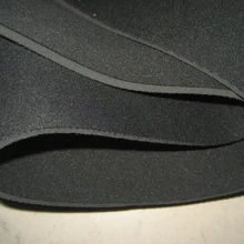 Черные SBR неопреновые резиновые ткани толщиной 2,5 мм