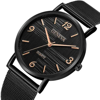 

Fashion Men's Watch Women Stainless Steel Waterproof Army Analog Quartz -Watch Casual Clock Ladies Wrist Watch Erkek Saat -20