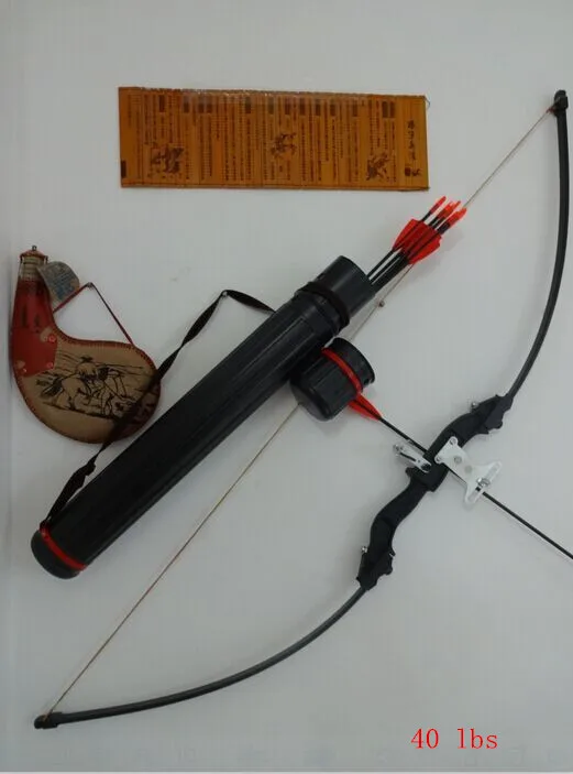 Снять лук прямой Охота длинный recurve сегмент из стекловолокна Складная
