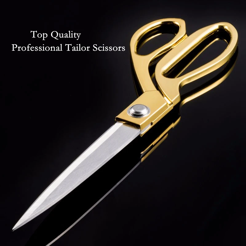 Shear trimming Stainless steel scissors Golden scissors Embroidery crochet tailor scissors Gift for her Sharp cutting scissors