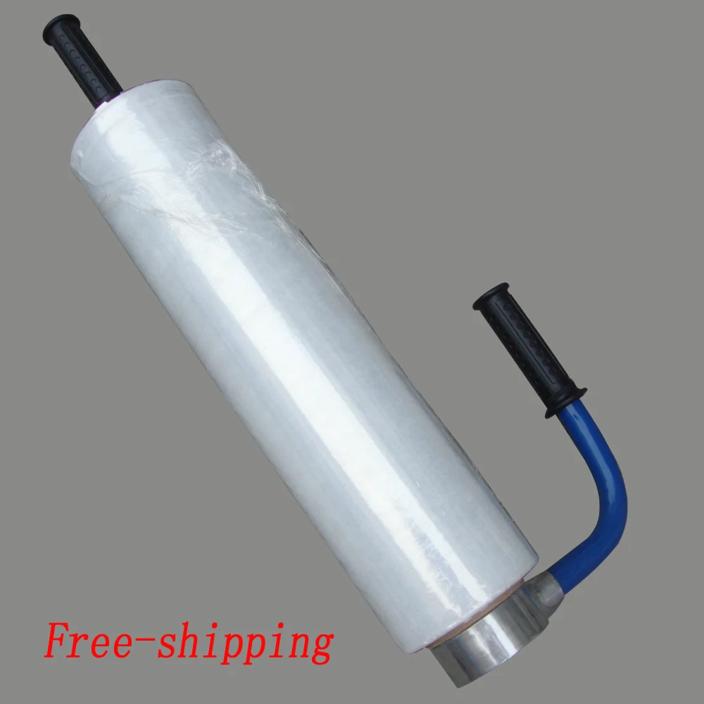 Handy manual handle wrapping dispenser tools,pallet stretch packing