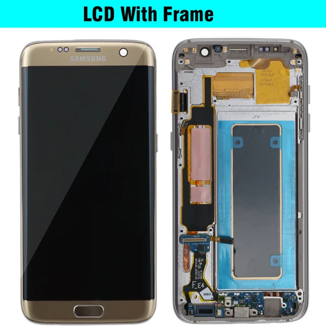 100 Original 5 5 Screen for SAMSUNG Galaxy S7 edge LCD Display G935F SM G935FD Touch 100% Original 5.5'' Screen for SAMSUNG Galaxy S7 edge LCD Display G935F SM-G935FD Touch Digitizer Assembly Replacement Parts
