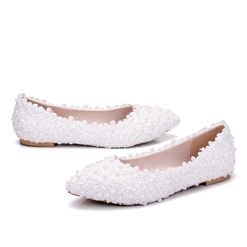 pointed toe wedding flats