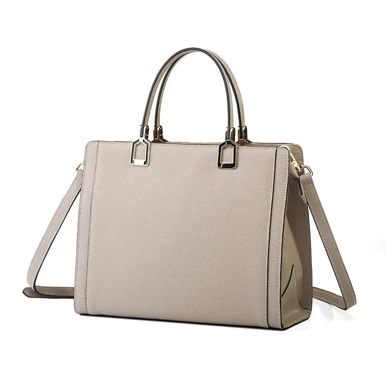 

LOEIL Pure color handbag fashion bag lychee women's handbag leather explosion