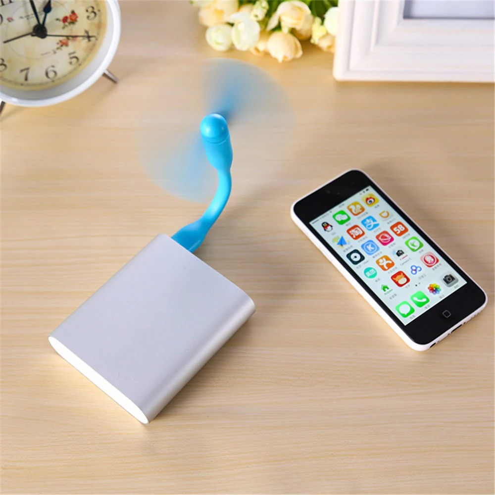 Mini Cool Portable Power Bank USB Fan Bendable removable USB Gadgets