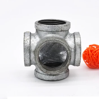 

2Pcs/Lot G3/4" Female -G3/4" Female Equal 5-Way Connector BS Standard Thread Hardware Pipe Fittings Malleable iron Fittings