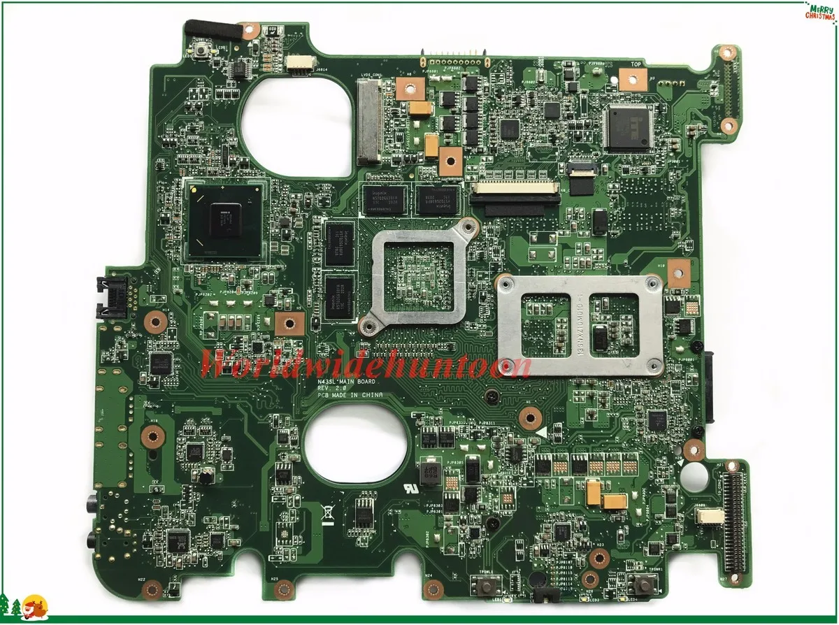 Высокое Качество MB для Asus N43SL N43S N43SN N43SM материнская плата ноутбука REV2.0 PGA989 HM65 N13P GL2