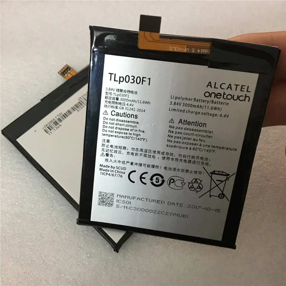 TLP030F1 TLP030F2 3000 мА/ч, Батарея для Alcatel One Touch Idol 4S OT-6070 OT-6070K OT-6070O OT-6070Y мобильного телефона