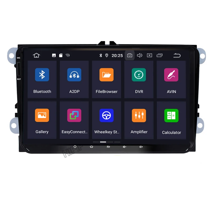 Top IPS DSP Android 9.0 multimedia player for VW PASSAT B6 B7 V7 Golf 5 6 BORA Tiguan Fabia Rapid Seat Leon Altea Toledo no DVD 4