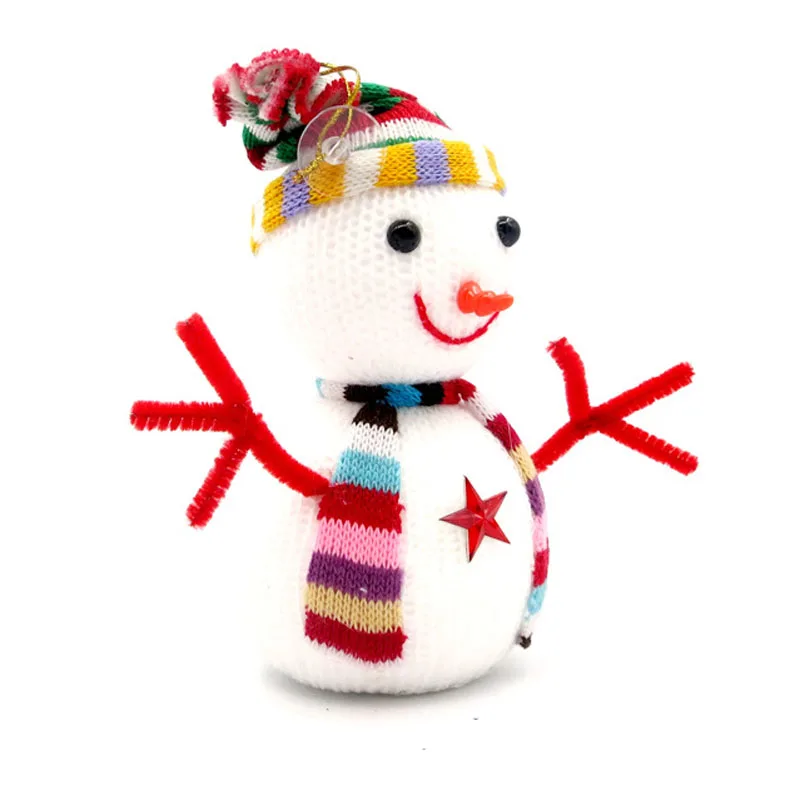 Снеговик Дерево Подвесные рождественские украшения 20 см Рождественский Снеговик игрушка кукла рождественские красивые украшения для дома подарок для детей