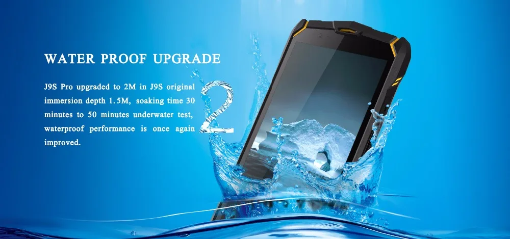 JESY J9s Pro IP68 Водонепроницаемый прочный мобильный телефон, четыре ядра, 4 Гб 64 Гб Смартфон 5," FHD NFC Android 7,0 Беспроводной заряда 6150 мАч