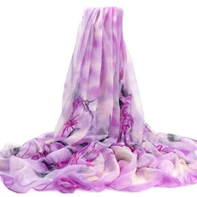 145x200 см супер мягкая шифоновая ткань с принтом искусственный шелковый шарф древний костюм платье юбка одежда ткань FG01